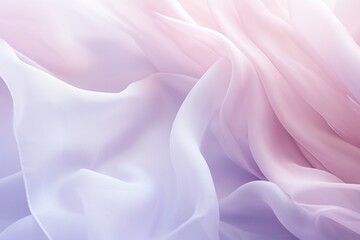 Obraz premium Lilac flowing silk or satin fabric in pastel colors, fashion, beauty, or romantic concepts, softness