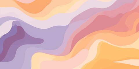 Cosy light pastel color abstract shapes geometric pattern texture doodle graphic