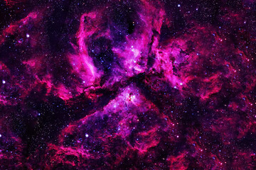 Bright cosmic nebula. Elements of this image furnished by NASA
