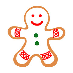 Gingerbread cartoon for Christmas festival