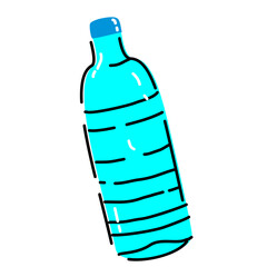 Playful Music Festival Doodle Watter Bootle