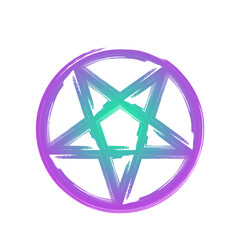 Obraz premium Pentagramm Symbol - Vektor