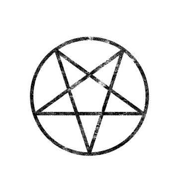 Pentagramm Symbol - Vektor