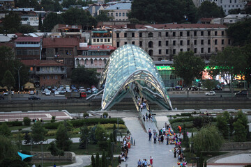 View of Tbilisi - the capital of Georgia