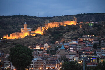 View of Tbilisi - the capital of Georgia
