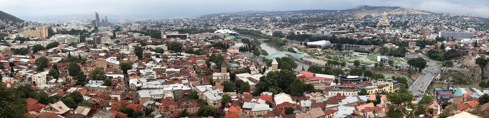 View of Tbilisi - the capital of Georgia