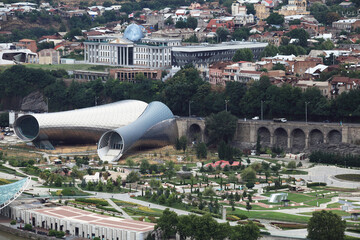 View of Tbilisi - the capital of Georgia