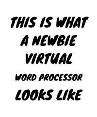 Newbie virtual word processor