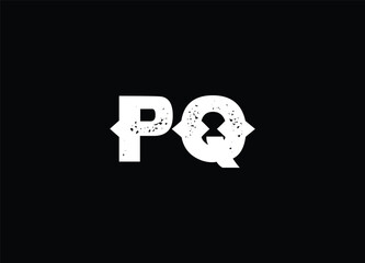 Creative Letters PQ Logo Design Vector Template