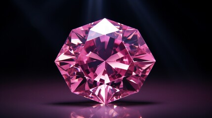 A dynamic 8K image of the Pink Star Diamond, showing its vibrant pink tones with incredible depth and dimension in 4K, high detail, full ultra HD, high resolution 8K