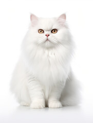 Obraz premium Persian Cat Studio Shot Isolated on Clear Background