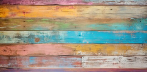 Colorful multicolored wood painting background 