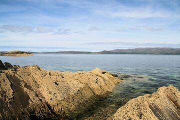Aview of the Scotland Coastline near Glenfinnan