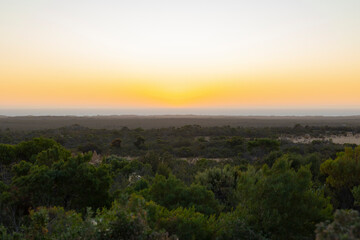 The Pinnacles at sunset in the Nambung National Park, western Australia