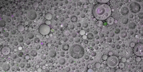 Elegant Artistic Ink Decoration on Textured Canvas