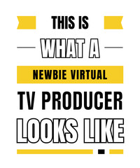 Newbie virtual tv producer
