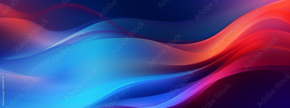 Poster simple abstract background with dynamic wave line effect. an artistic banner for your design project