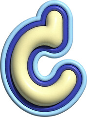 colorful playful alphabet decoration