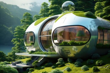 Secluded Capsule Homes Offering Tranquil Living Amidst Natural Beauty