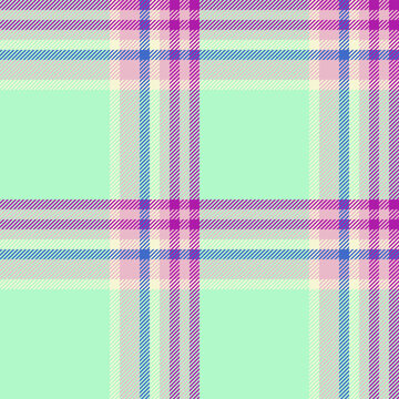 Tartan pattern textile of plaid background texture with a check fabric seamless vector.