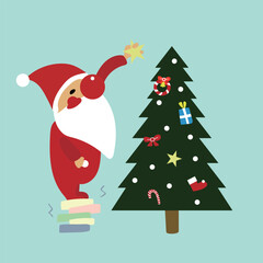 サンタ　イラスト素材