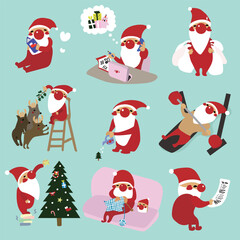 サンタ　イラスト素材