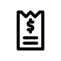bill line icon
