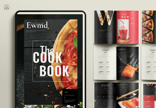 Cook Book Brochure Template