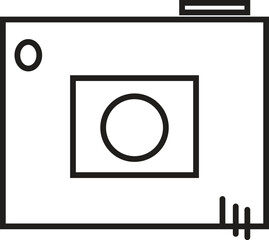 icon camera vector symbol sign design