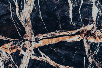 Marble rock texture. Dark and white colors