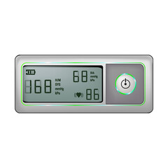 medical electronic tonometer stock vector illustration isolated on white background