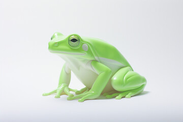 Fototapeta premium minimalist frog created with Generative Ai