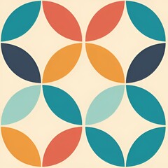 seamless pattern with circles | generative AI