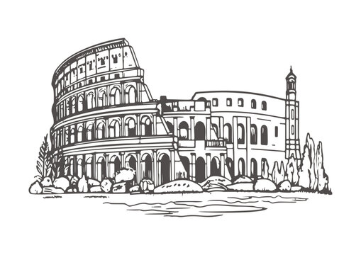 colosseum travel Italy 