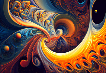 most beautiful vivid liquid in collorful 3d rendring a beautiful abstract background in many colors.