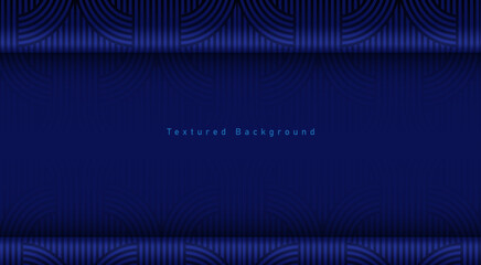 Abstract blue background with silk fabric satin texture pattern, 3d effect, the concept of dark blue gradient background.