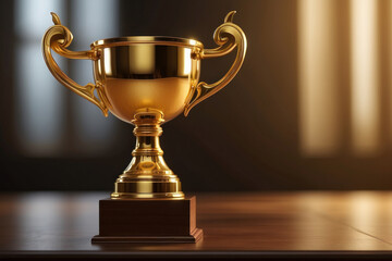 Image of the golden trophy for the winner, 