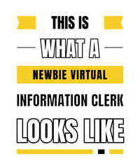 Newbie virtual information clerk