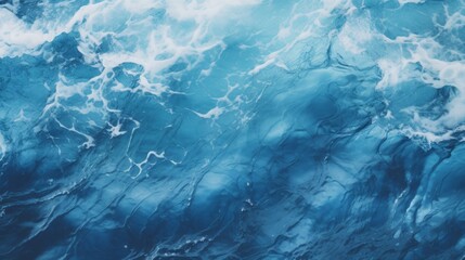 Fototapeta na wymiar Deep blue sea / ocean texture, copy space, 16:9