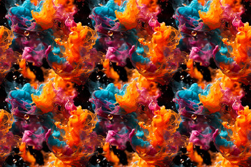 Obraz na płótnie Canvas abstract shape colorful wallpaper