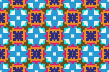 Abstract ethnic rug ornamental seamless pattern.Perfect for fashion, textile design, cute themed fabric, on wall paper, wrapping paper and home decor. Geometric pattern.