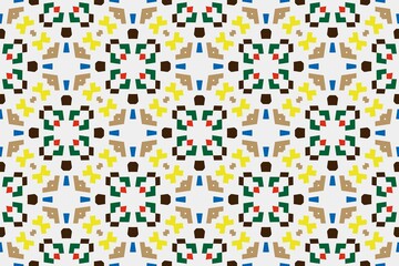 Abstract ethnic rug ornamental seamless pattern.Perfect for fashion, textile design, cute themed fabric, on wall paper, wrapping paper and home decor. Geometric pattern.