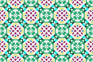 Abstract ethnic rug ornamental seamless pattern.Perfect for fashion, textile design, cute themed fabric, on wall paper, wrapping paper and home decor. Geometric pattern.