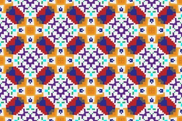 Abstract ethnic rug ornamental seamless pattern.Perfect for fashion, textile design, cute themed fabric, on wall paper, wrapping paper and home decor. Geometric pattern.