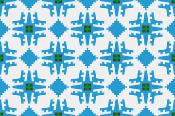 Obraz premium Abstract ethnic rug ornamental seamless pattern.Perfect for fashion, textile design, cute themed fabric, on wall paper, wrapping paper and home decor. Geometric pattern.