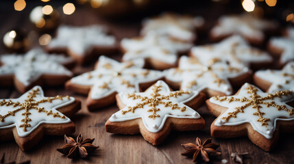 Christmas cookies, ai generated