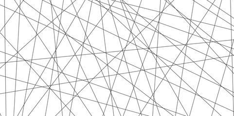 abstract black lines with white background.Creative and geometric shape with white luxury pattern and paper texture design in illustration with white line background.