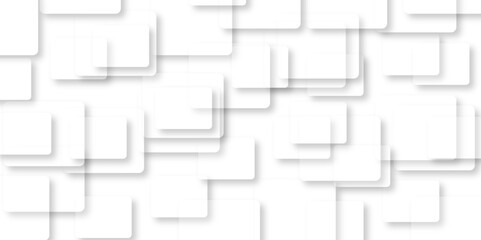Abstract white and grey geometric overlapping square pattern, design of technology background with shadow. Cover or splash template for web design and site decoration.Vector illustration.