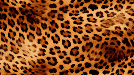 The pattern replicate the intricate and striking design of a leopard's coat created with Generative Ai