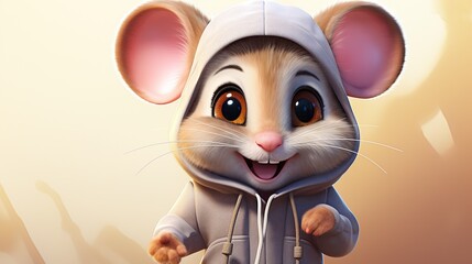 Cute mouse cartoon